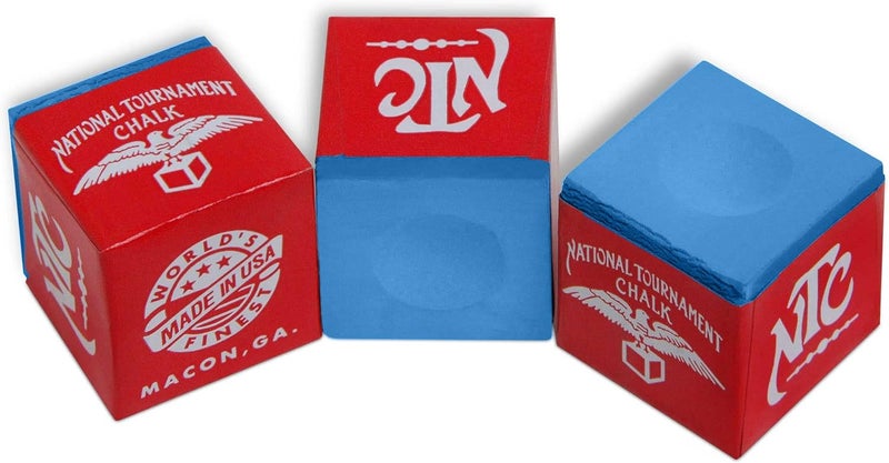 Silver Cup National Tournament Pool cue Billiard Premium Chalk - ONE Dozen - Image 2